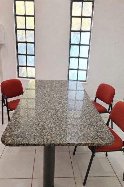 Reunião na Biblioteca da Fundação